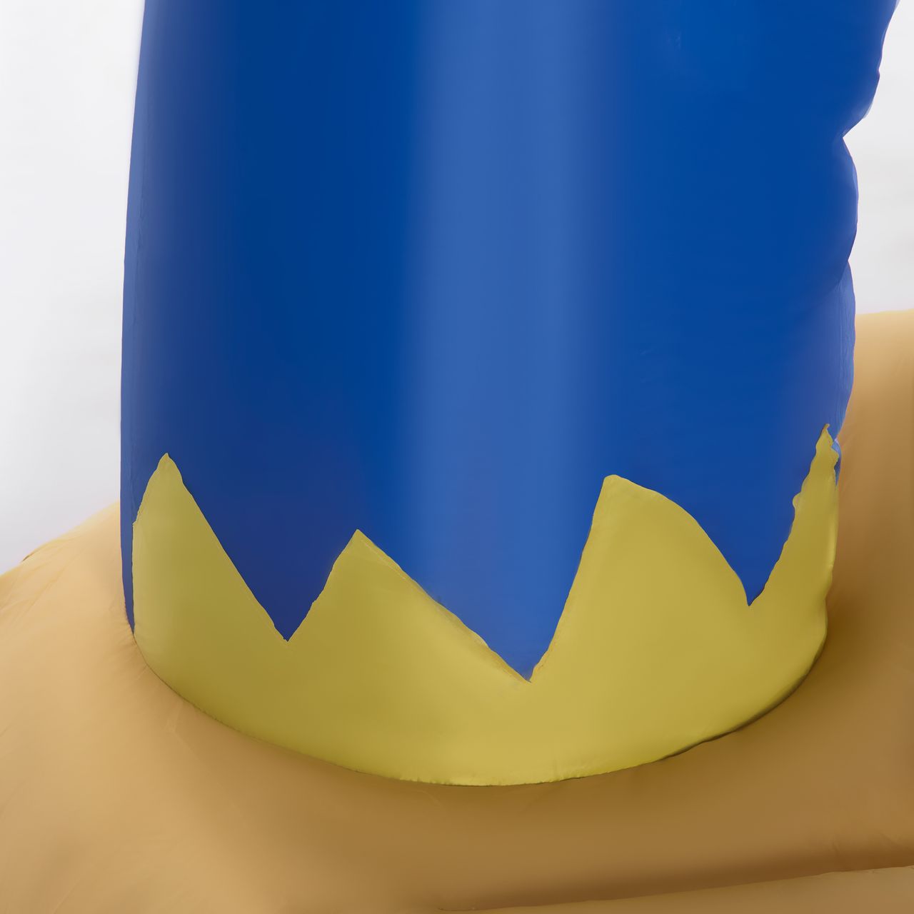 HOMCOM Aufblasbarer Weihnachtsbogen Bibel-Bogen von Jesus' Geburt 1,57 m Weihnachtsdeko mit LED Weihnachtskrippe mit Torbogen wasserdicht Polyester Blau Braun 206 x 95 x 157 cm