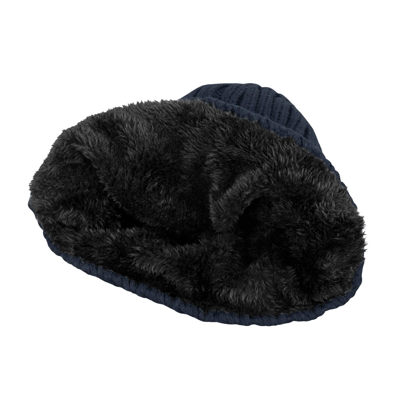 Strick Beanie gefüttert