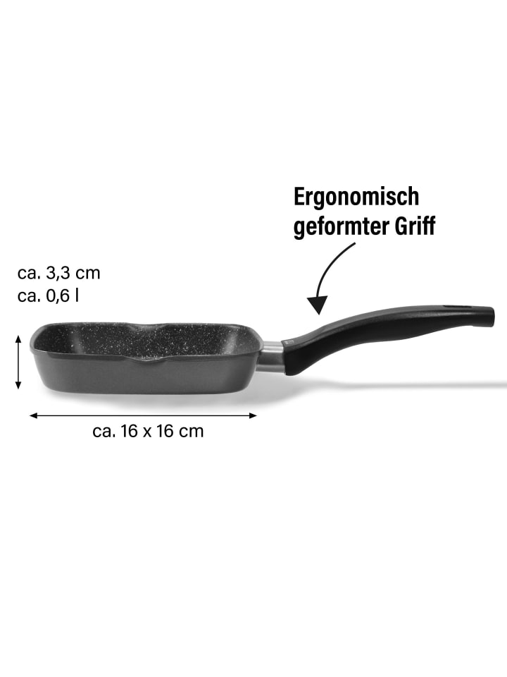 Stoneline Grillpfanne 16 cm | ohne Deckel in Anthrazit günstig kaufen onesize