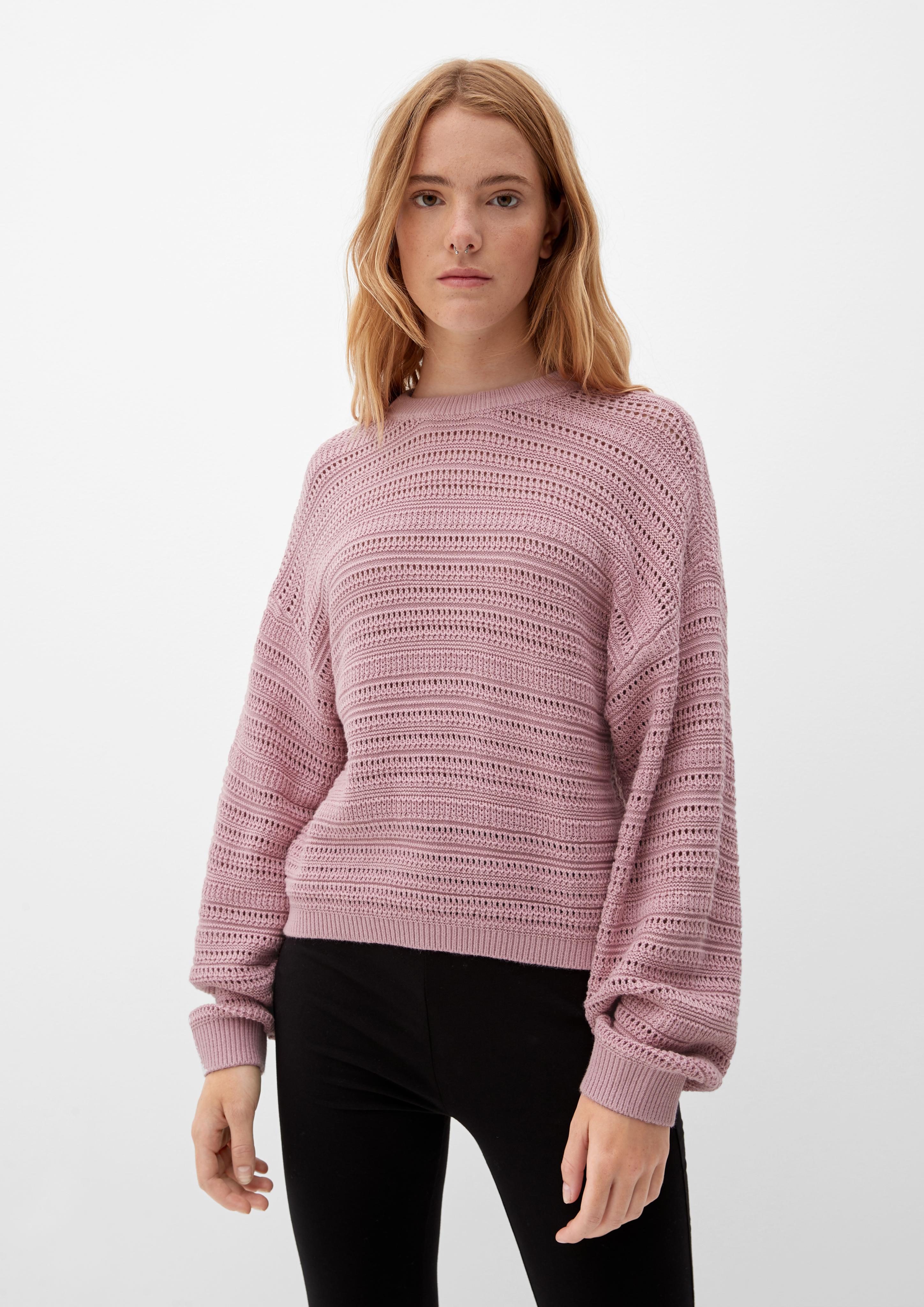 Strickpullover aus Baumwollmix  2119329-4311