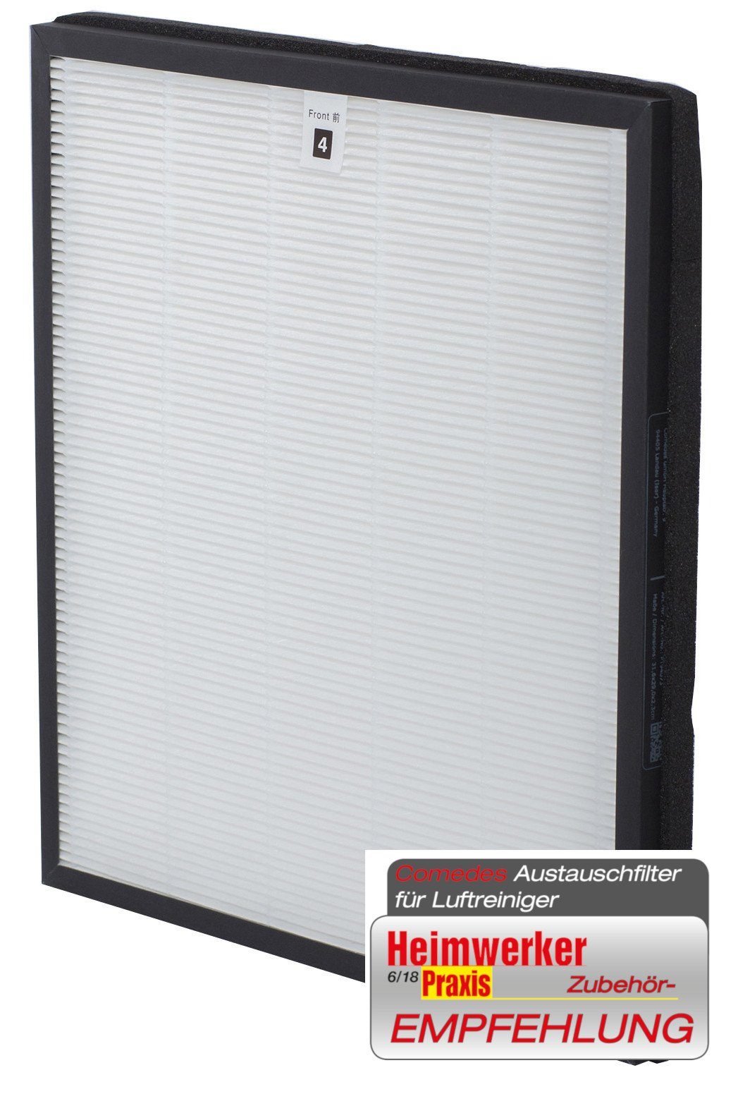 Comedes HEPA-Filter passend für Philips AC4012/10, einsetzbar statt Philips AC4124/10, Zubehör für Passend für Philips Luftreiniger AC4012/10