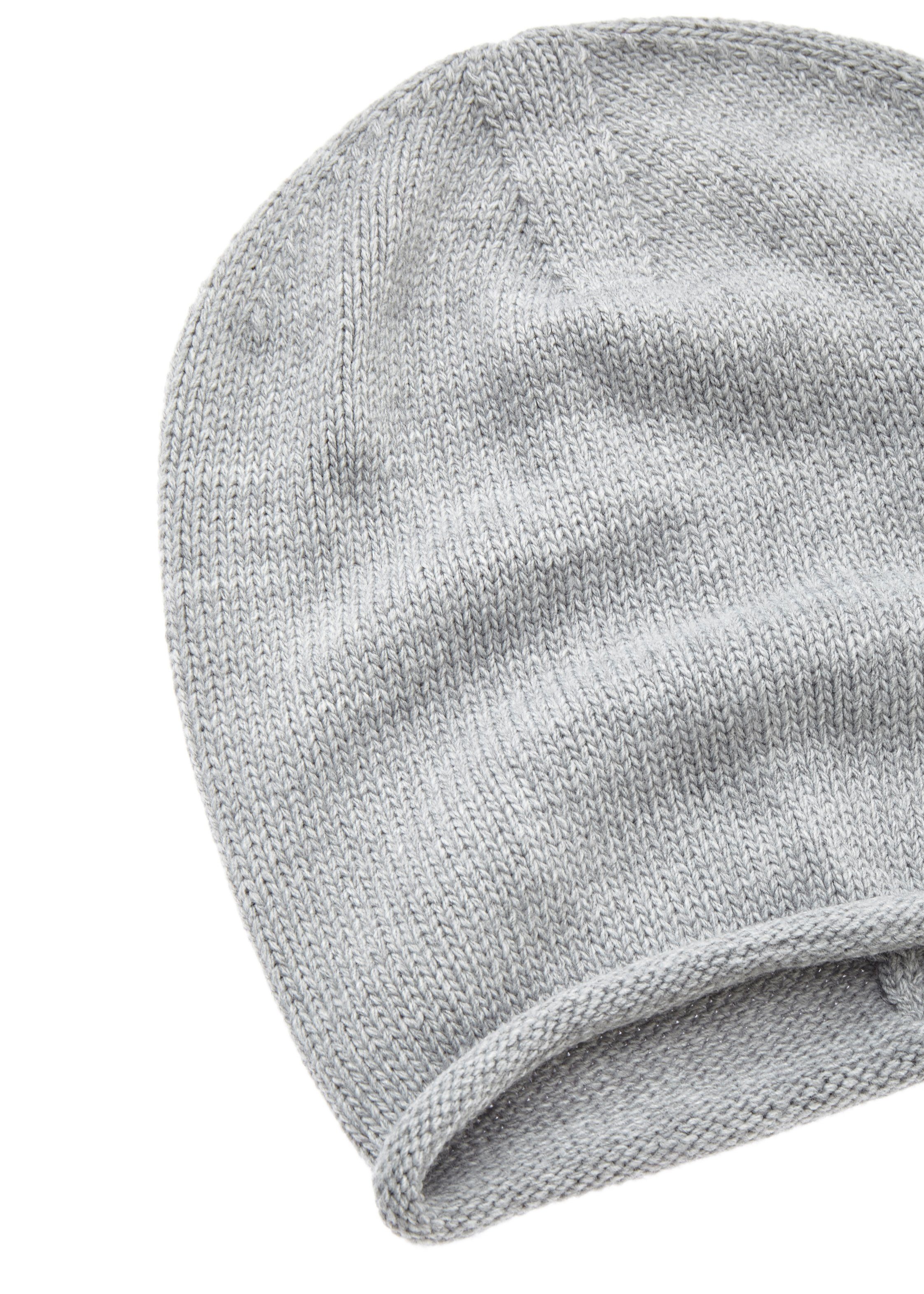 LASCANA Beanie Strickmütze, Feinstrick mit Rollrand, Wintermütze, Herbstmütze