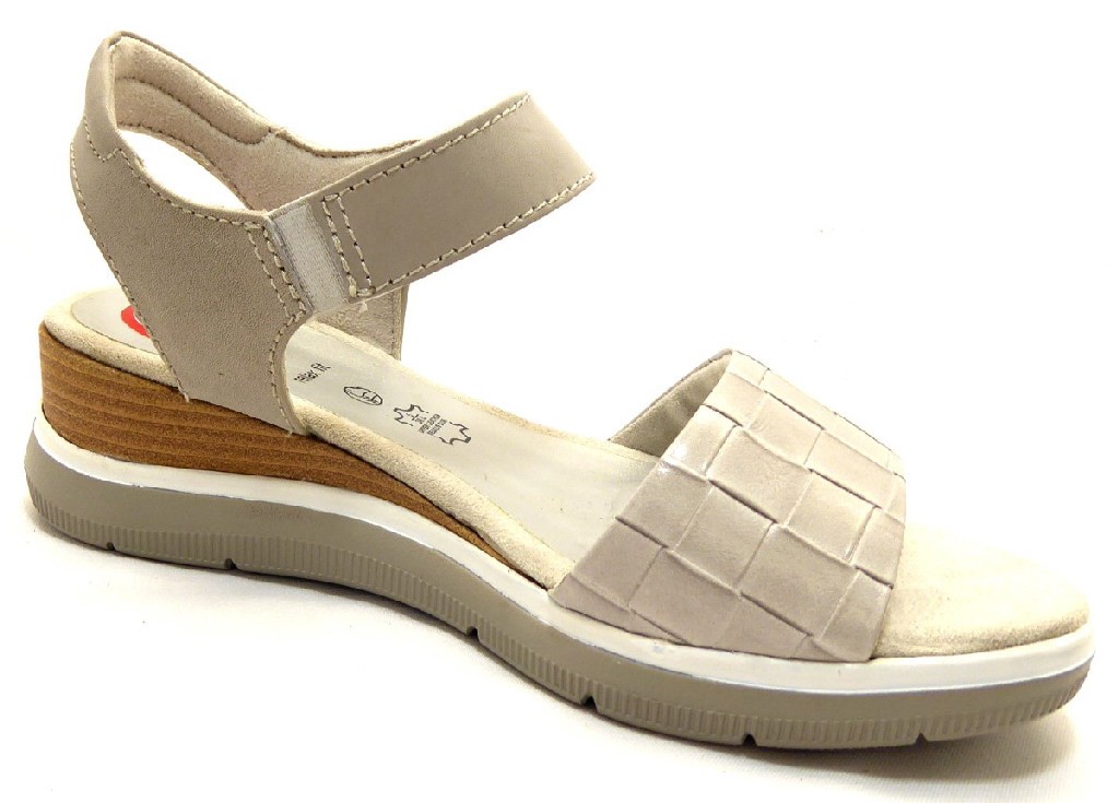 JANA Klassische Sandalen grau