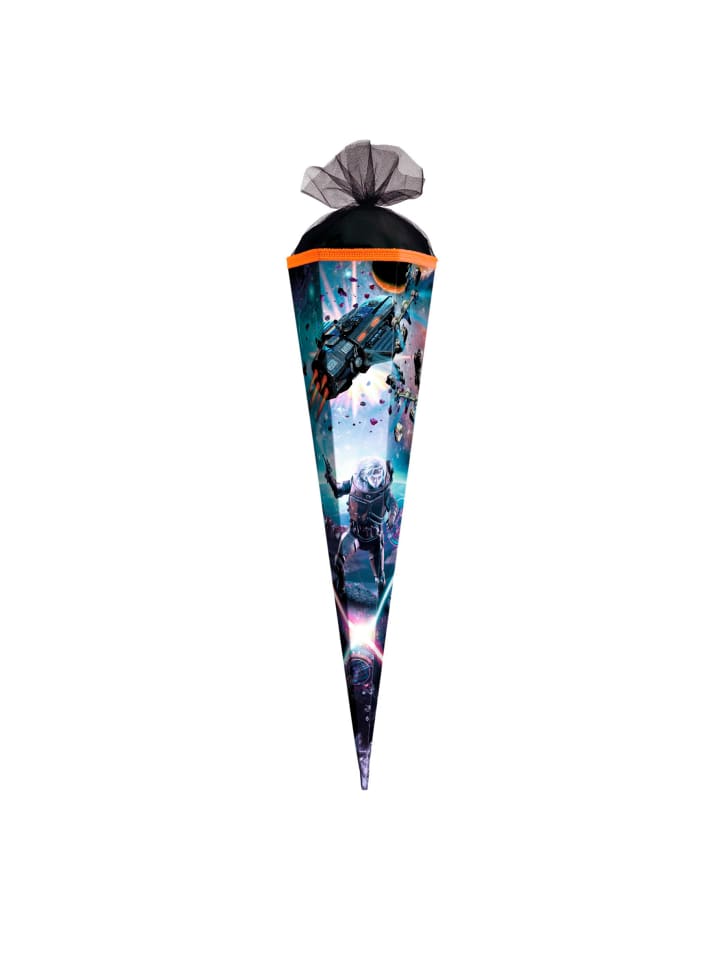 ROTH Geschenk-Schultüte klein Space Fighter 50 cm in Schwarz günstig kaufen onesize
