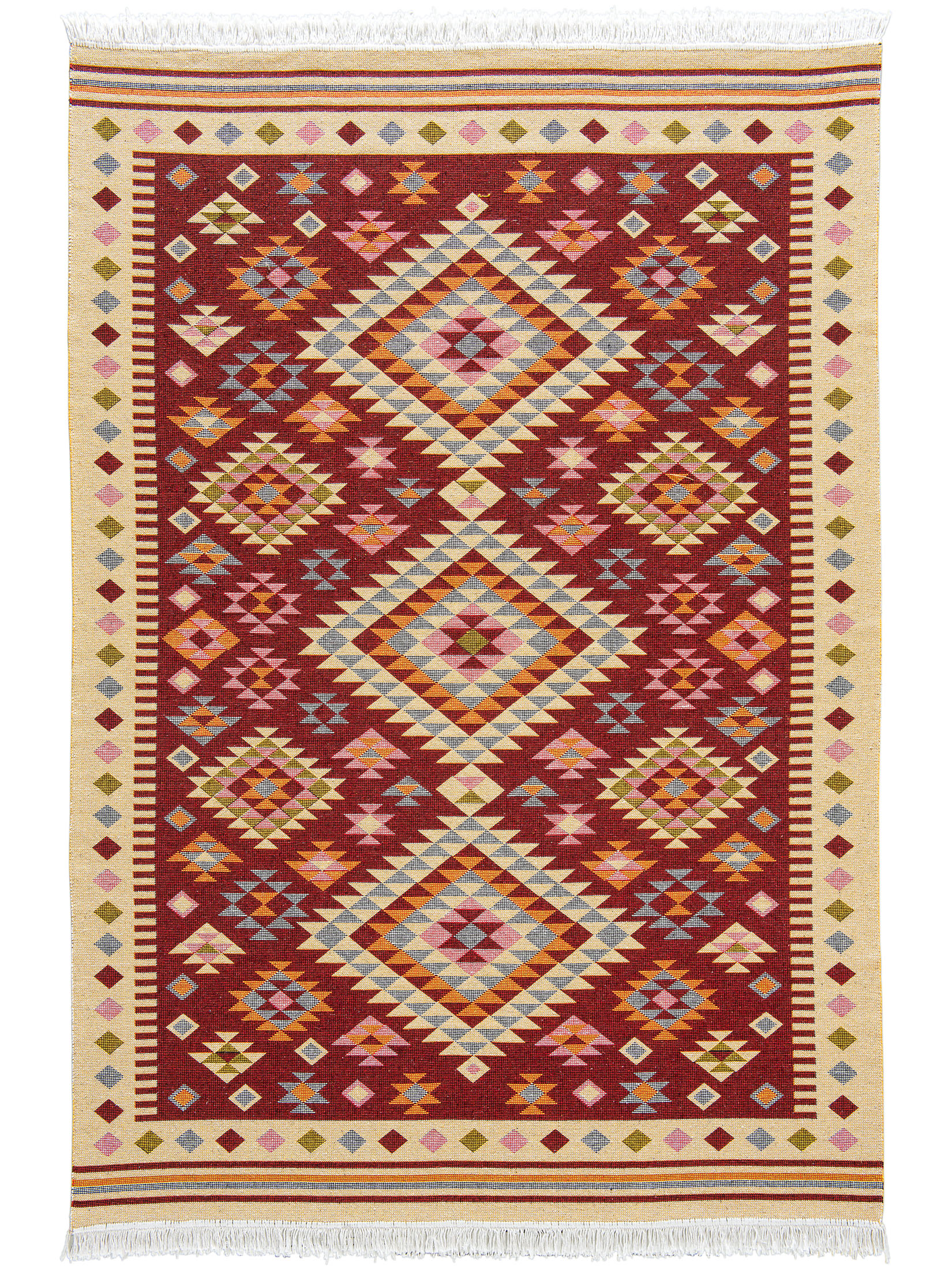Loreto Orient-Teppich, Dunkelrot
