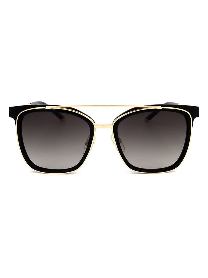 Ana Hickmann Damen-Sonnenbrille in Schwarz/ Gold günstig kaufen 55