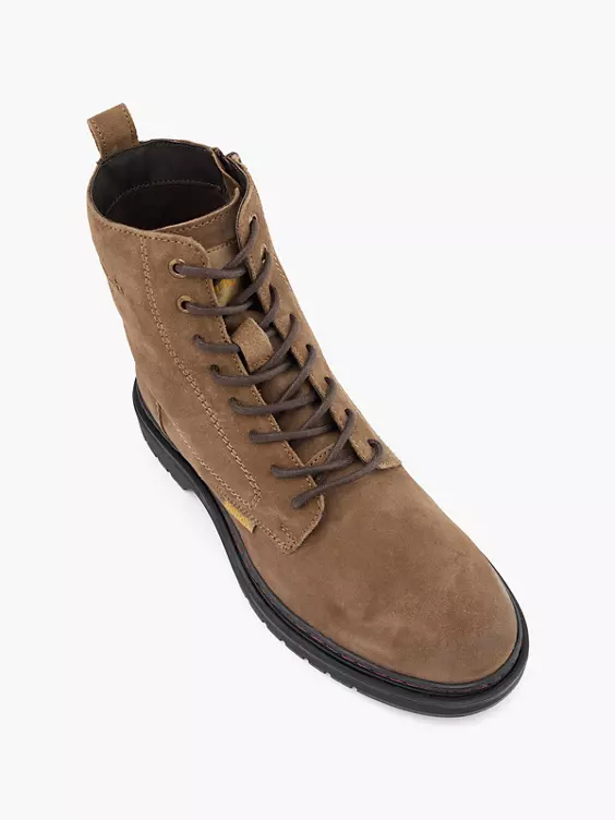 Bench Leder Schnürboots