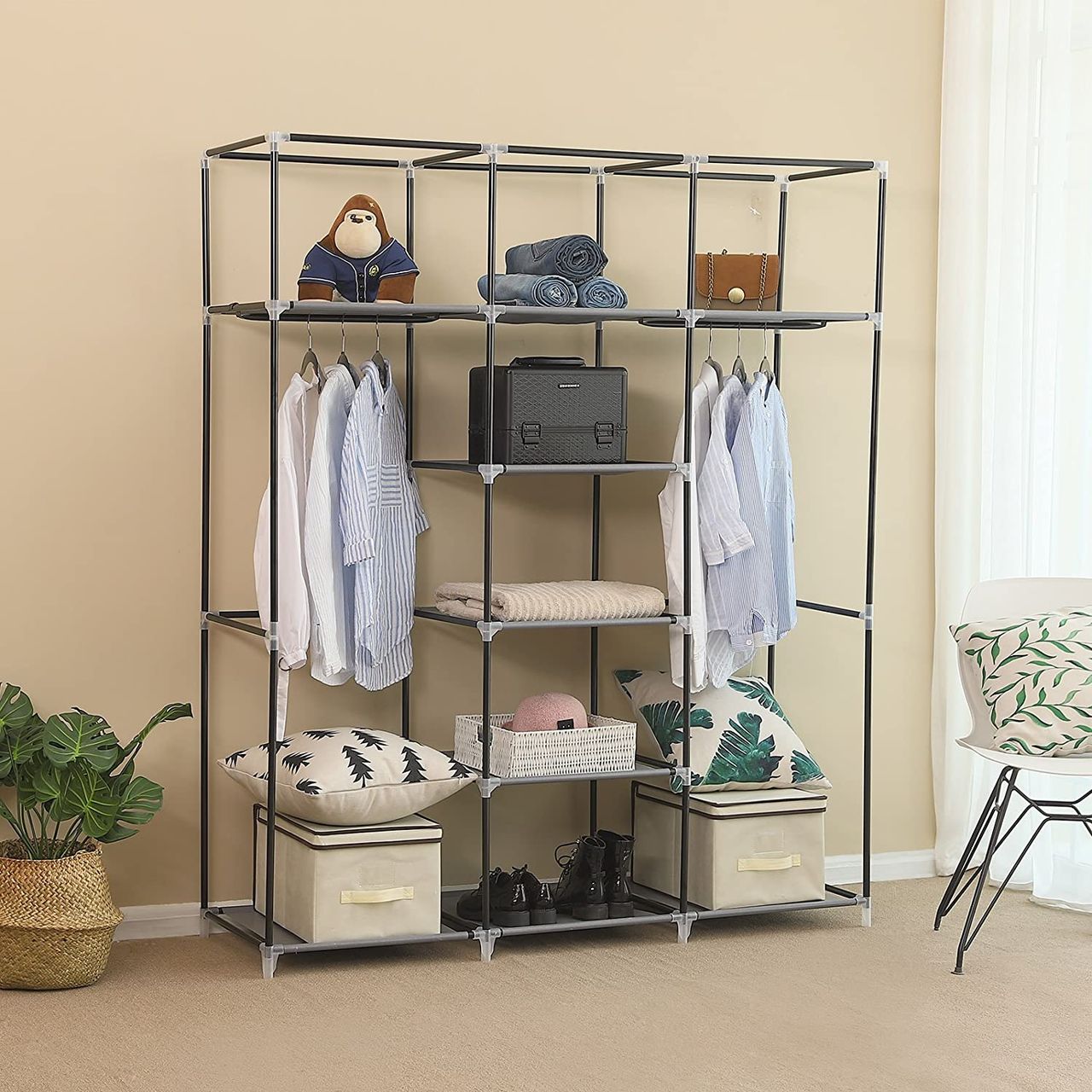 Songmics Kleiderschrank 175 x 150 x 45 cm