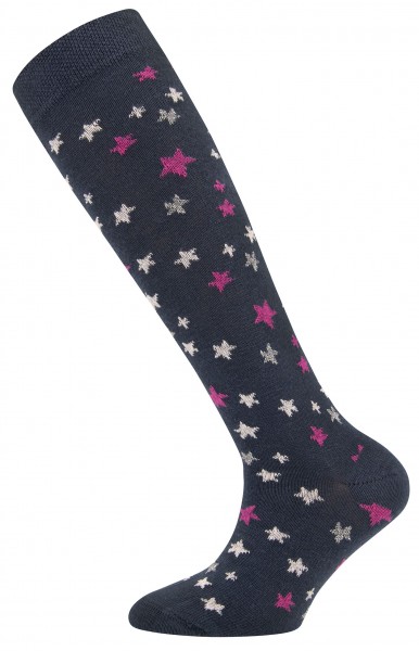 Ewers ~ Kniestrumpf ~ Sterne Glitzer blau