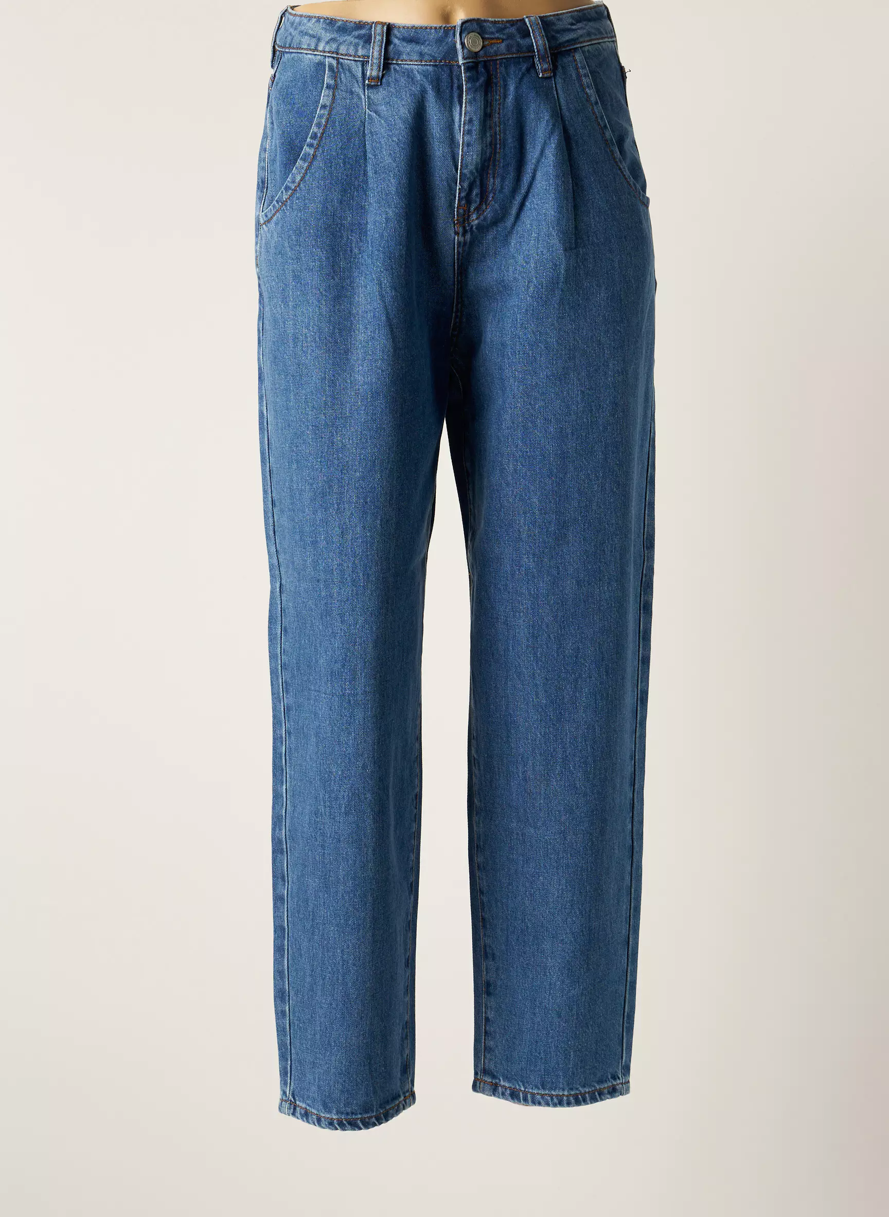 Mkt Studio Jean Mom Femme couleur bleu