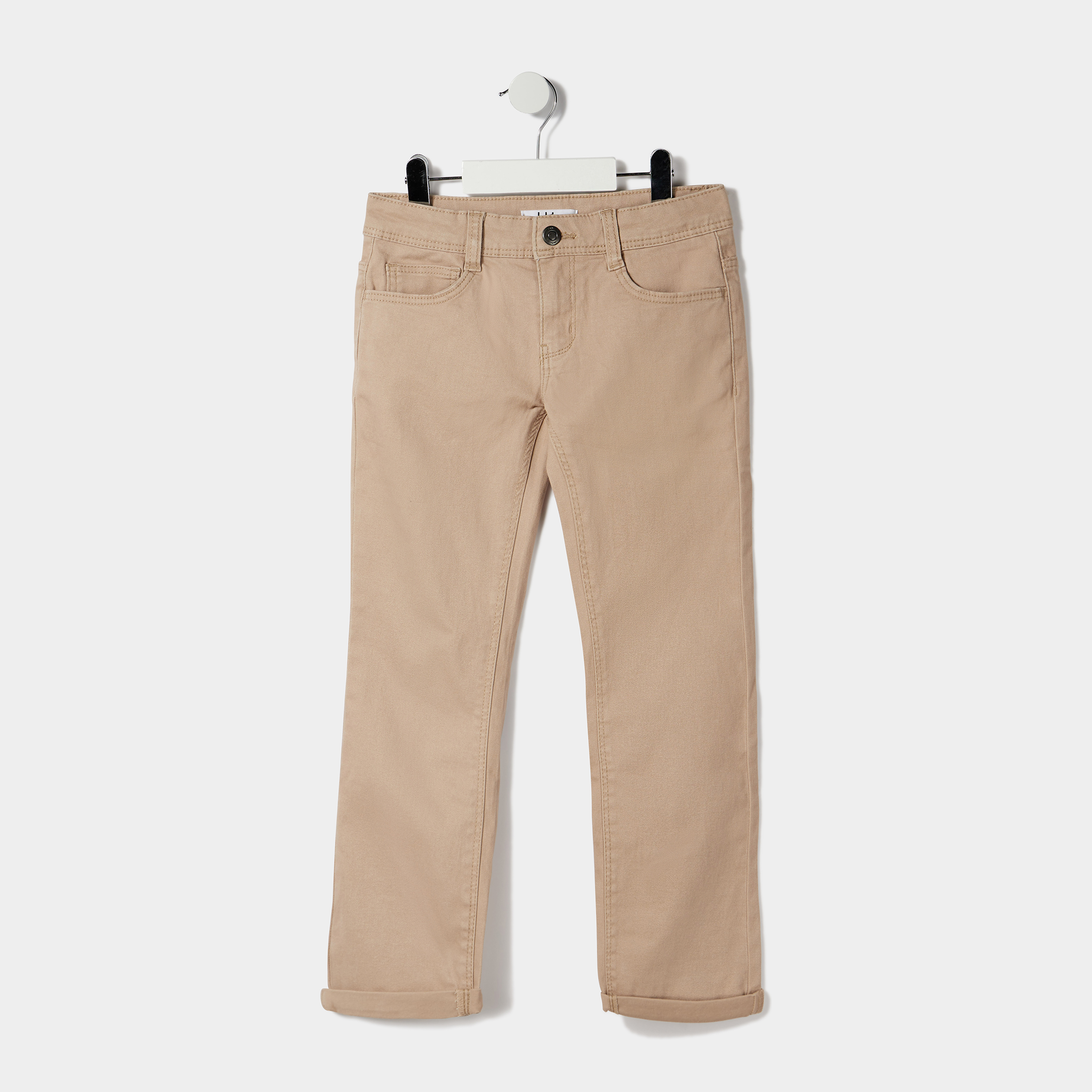 Pantalon regular sable garçon | La Halle
