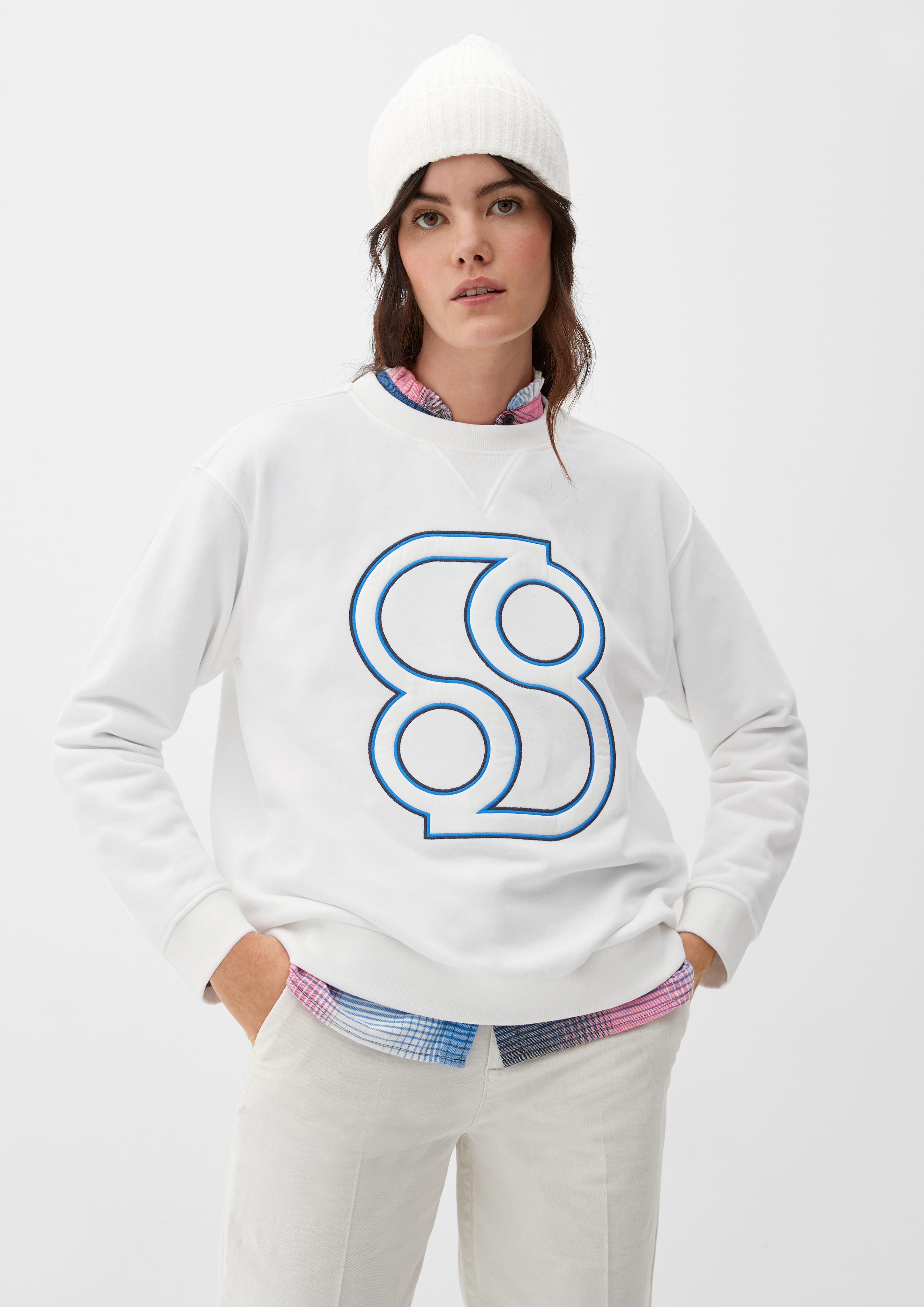 Sweatshirt mit Label-Stickerei  2126237-02D1