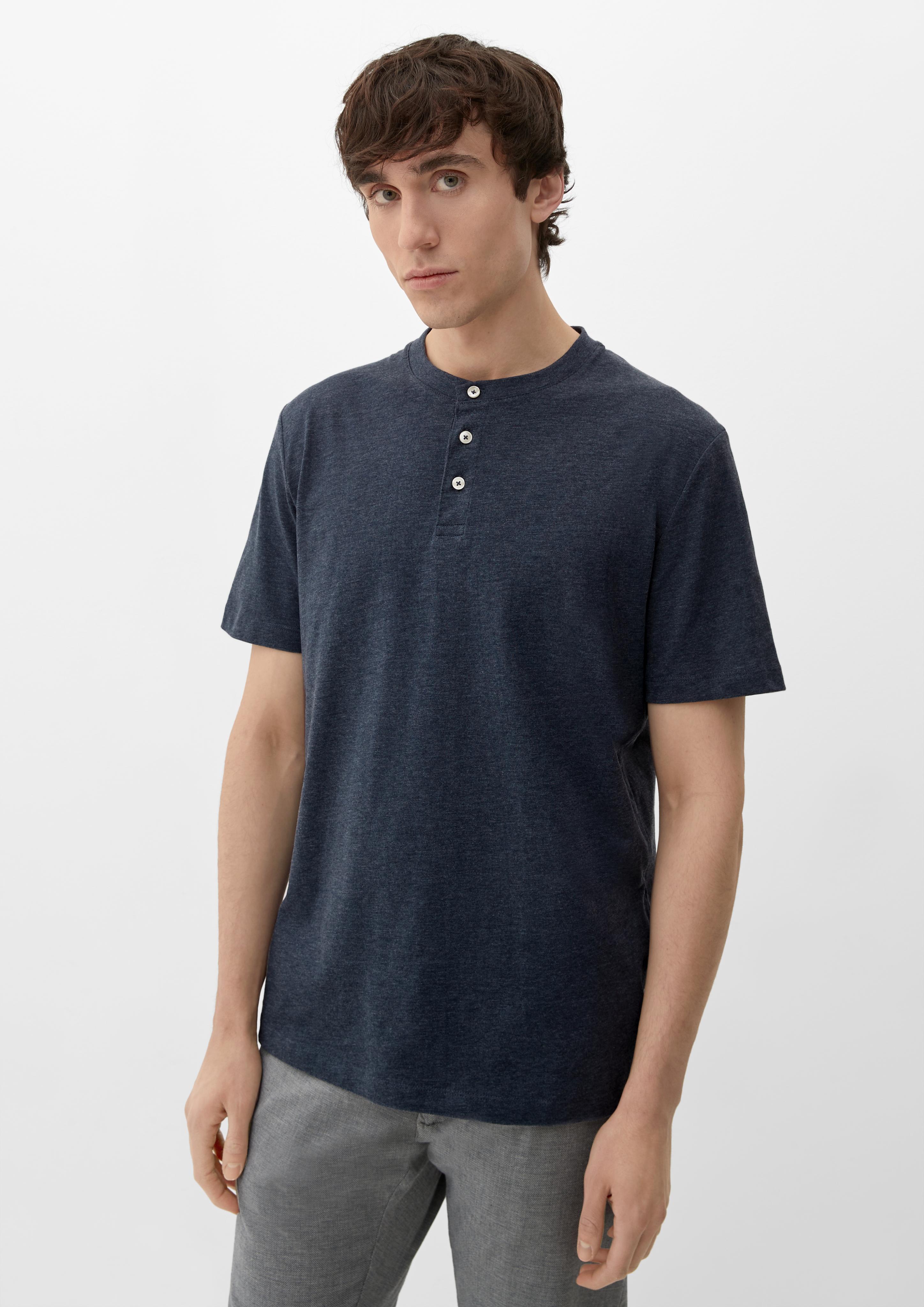 T-Shirt mit Henleyausschnitt  2132724-59W2