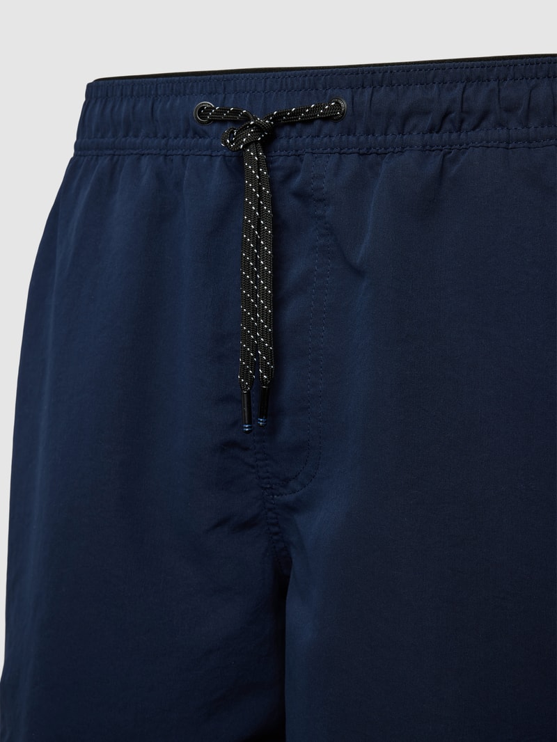 Badehose mit elastischem Bund Modell 'STFIJI' in dunkelblau
