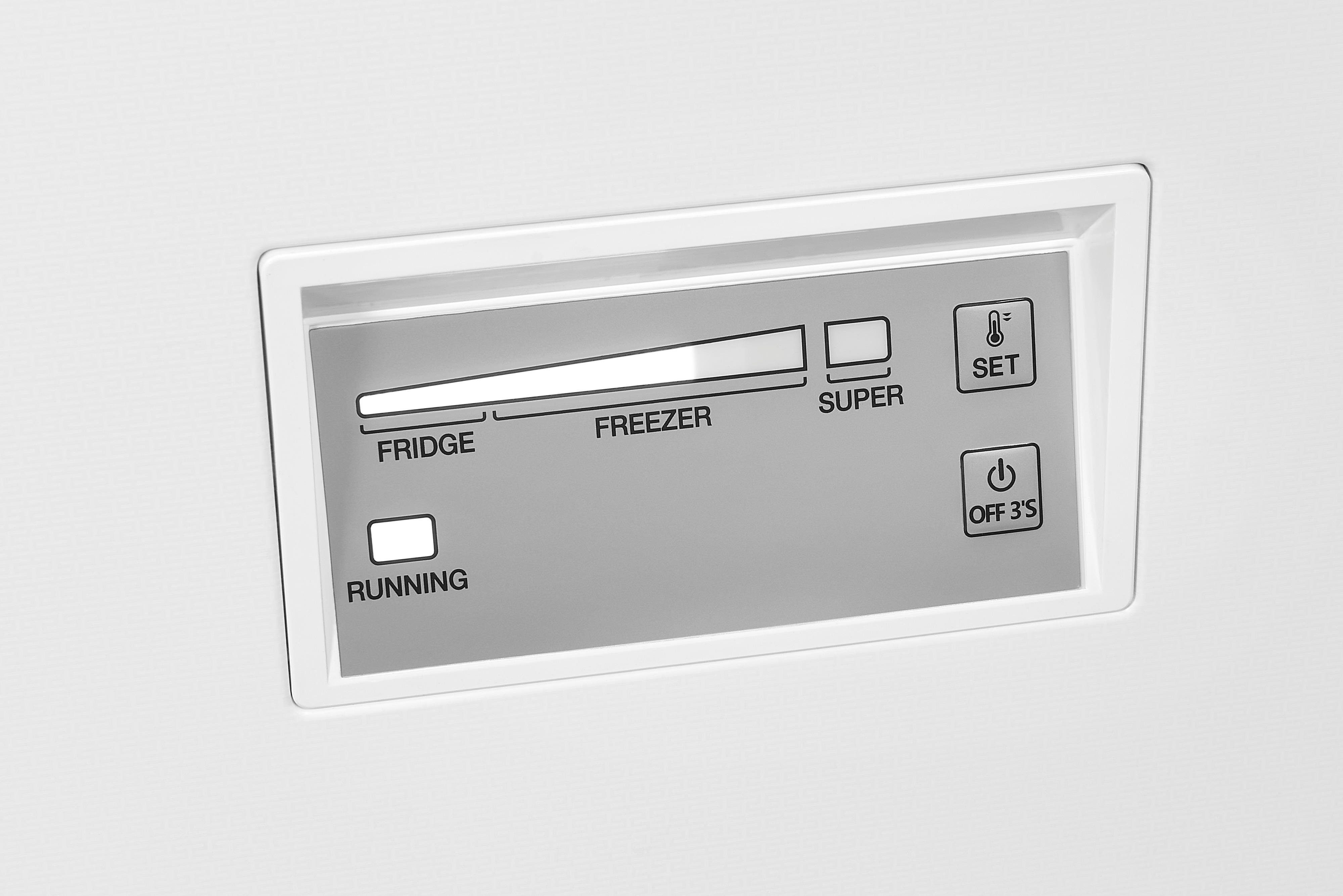 exquisit Gefriertruhe GT400-HE-040E, 130 cm breit, 372 l, XXXL-Gefriertruhe mit digitaler Steuerung
