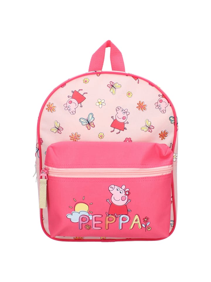 Peppa Pig Peppa Pig Rucksack „Fluffy Friends“ – 3D-Design Schultasche in Rosa günstig kaufen 30 cm