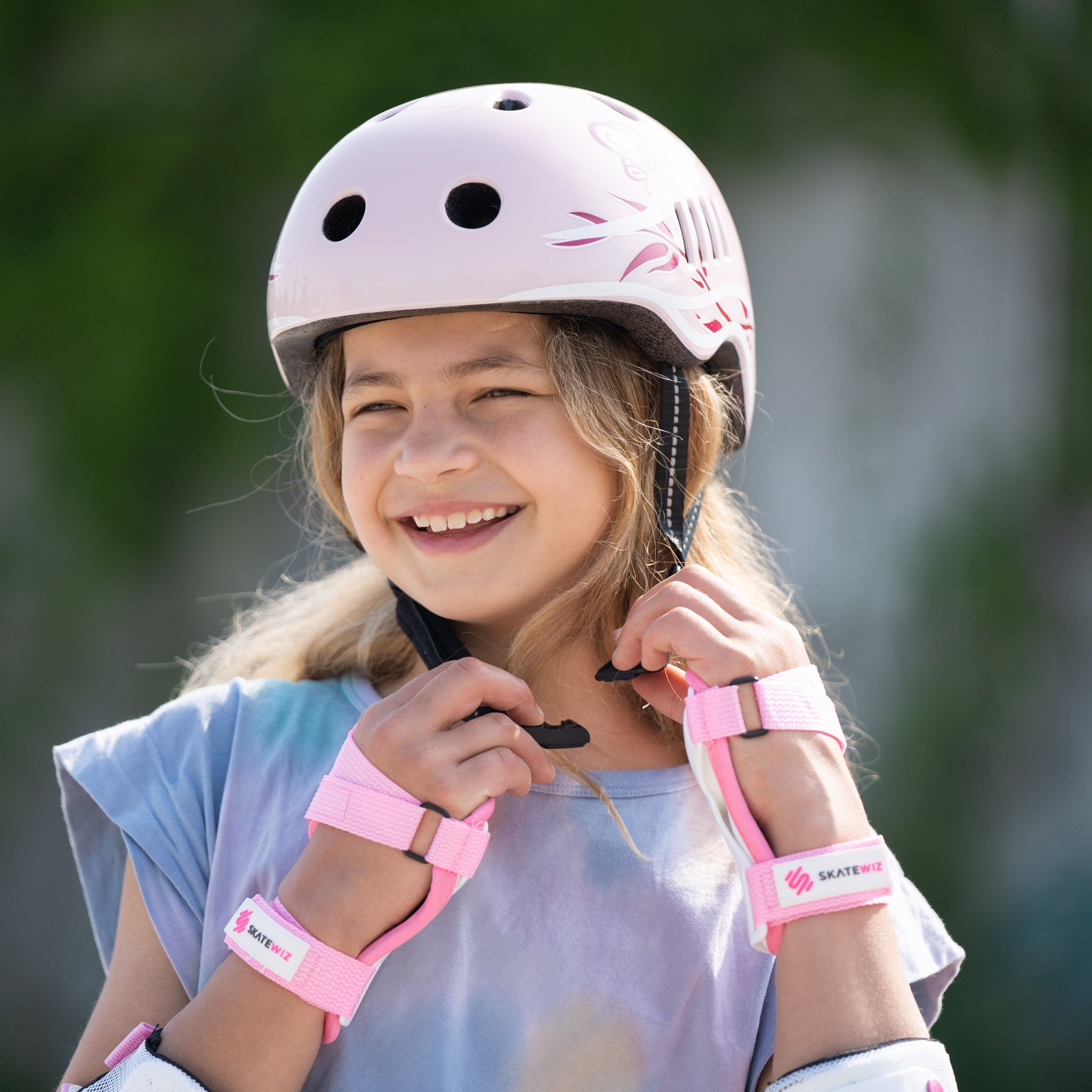 SKATEWIZ Fahrradhelm Kinder ab 6 Jahre Helm Kinder Mädchen & Jungen Skaterhelm, Geschenke für Mädchen und Jungs