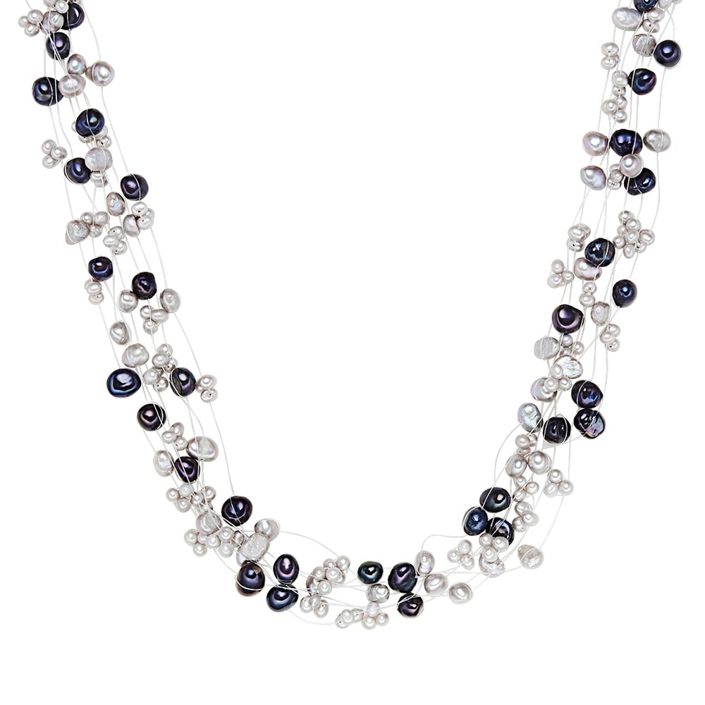 Valero Pearls Collier de perles Perle de culture d'eau douce Perle de culture d'eau douce en Mu collier