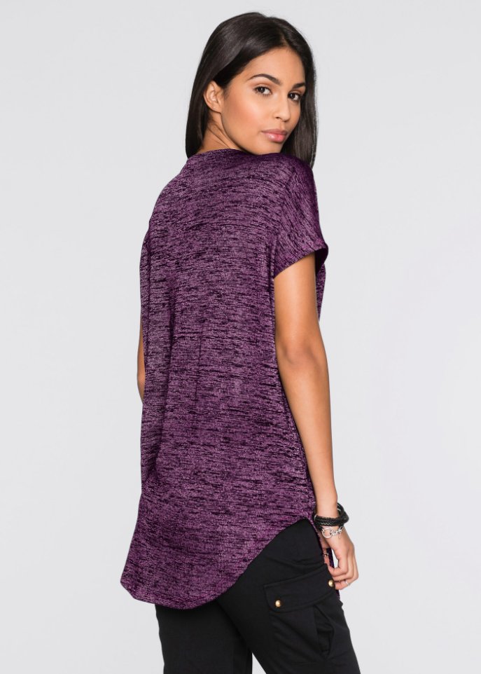 Oversize-Shirt mit Reißverschluss