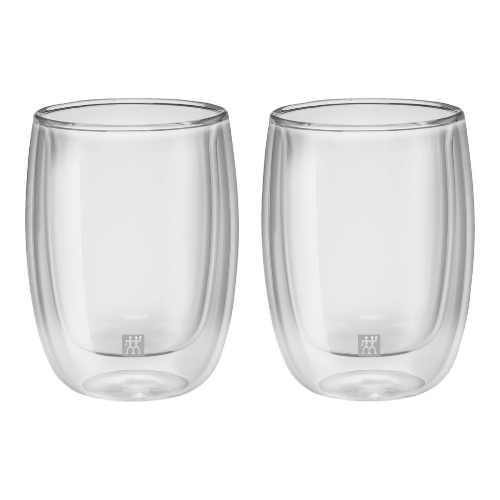 Doppelwandiges Kaffeeglas 200 ml / 2-tlg