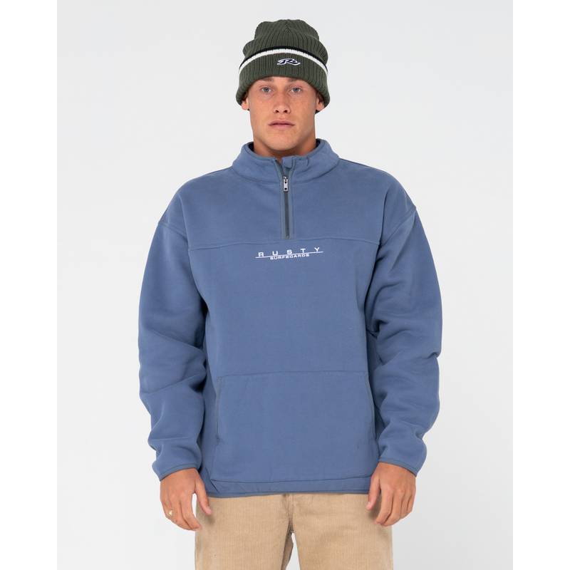 RUSTY RS RELAXED 1/4 ZIP SUPER FLEECE Fleecepullover Herren