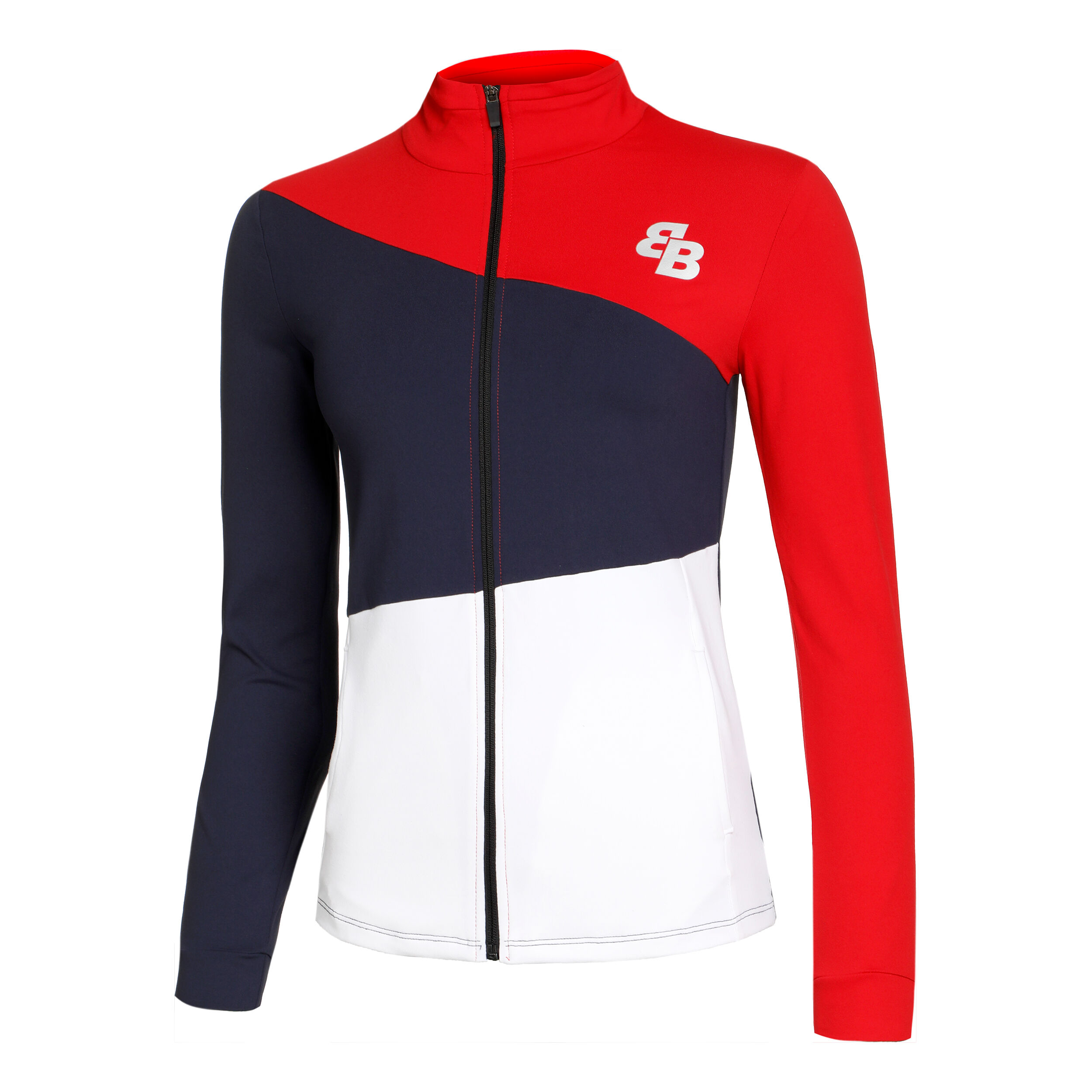 Nanao Sweatjacke Damen - Rot, Mehrfarbig