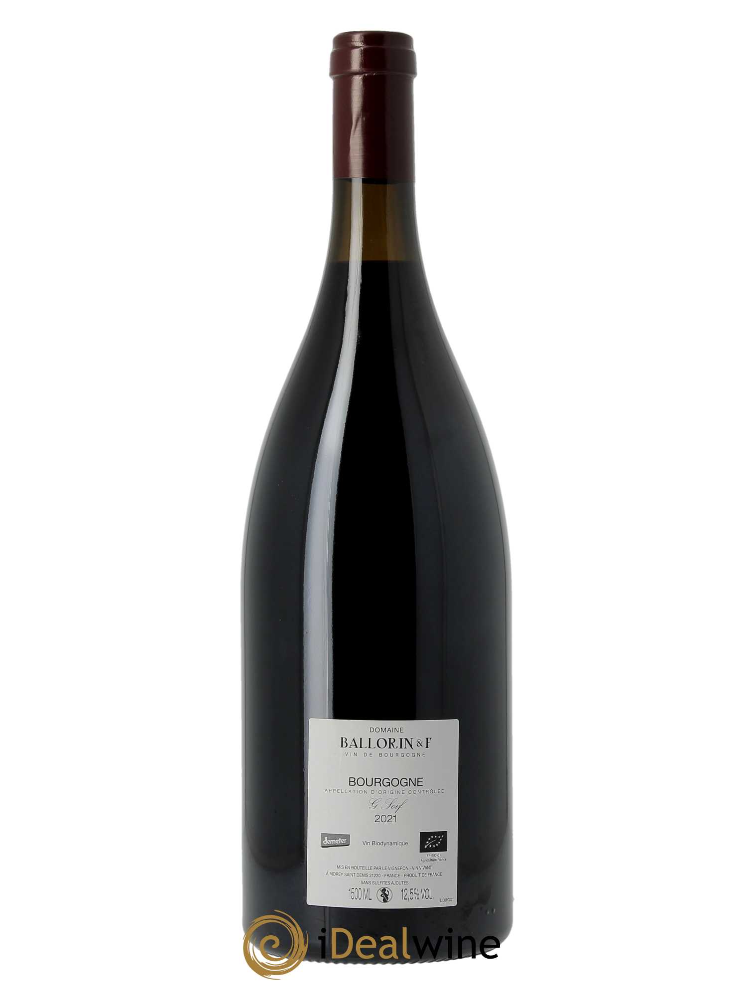 Bourgogne G Soif Ballorin & F(Domaine)  2021 - Lot de 1 Magnum