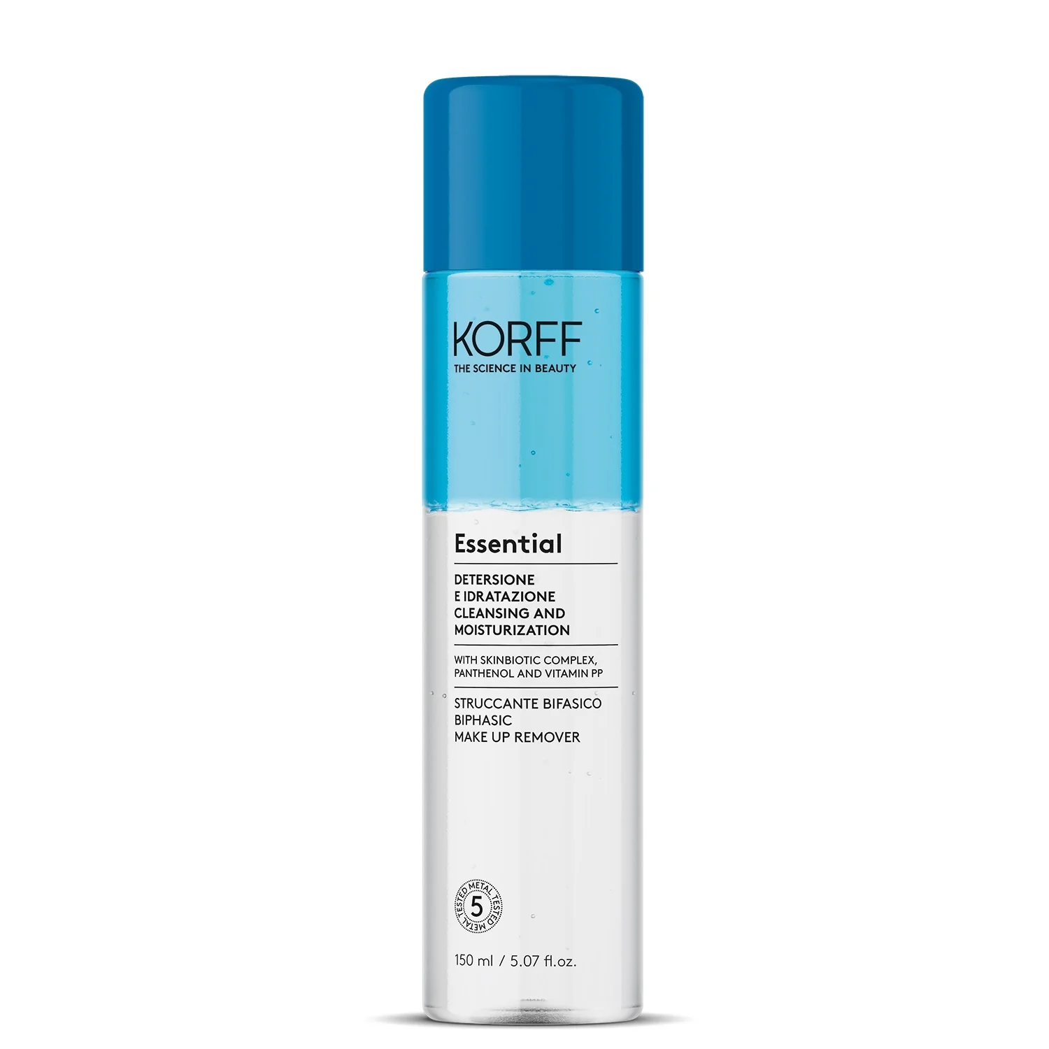 Removedor de Maquiagem Bifásico Essencial - Removedor de Maquiagem para Olhos à Prova d'Água