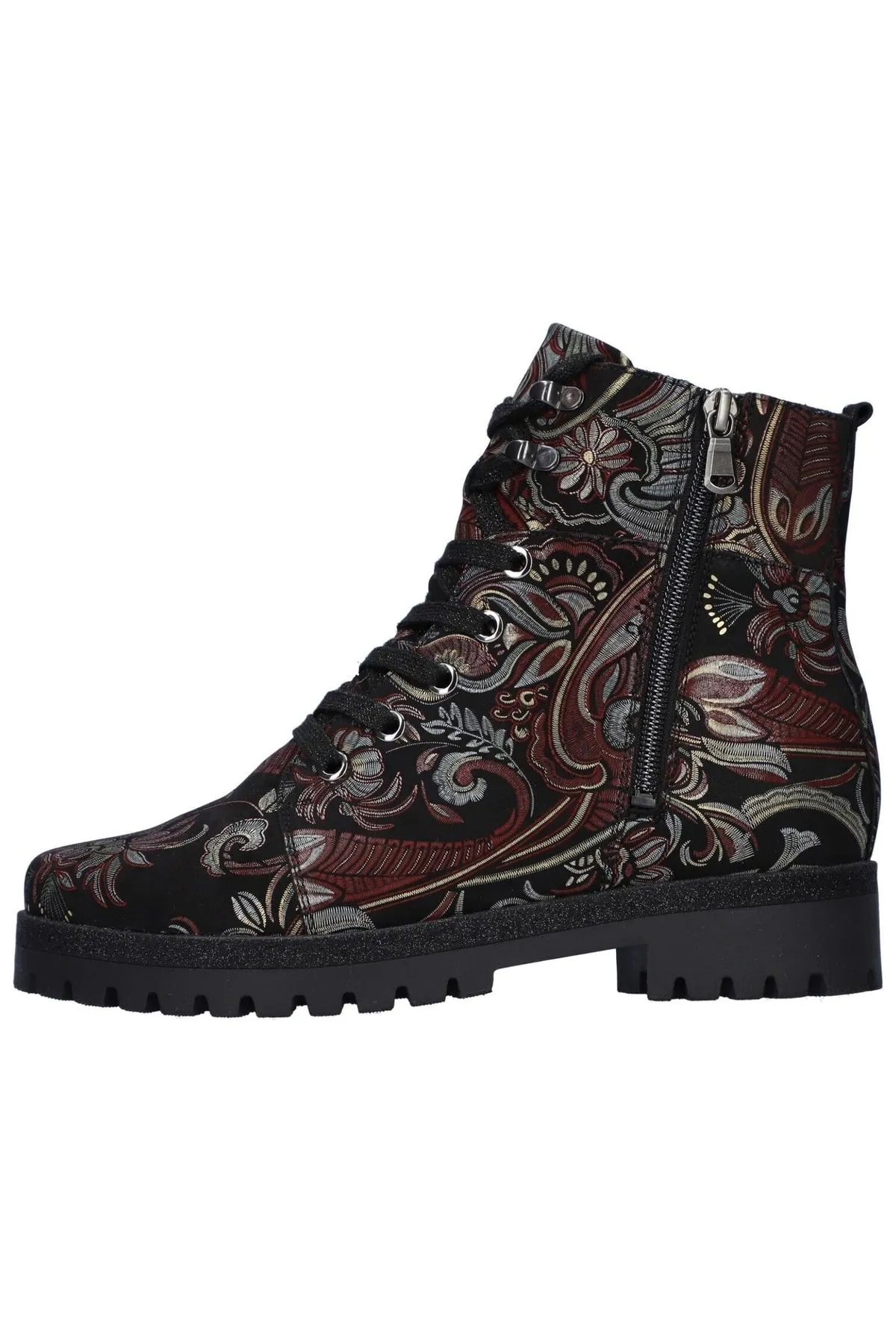 Waldläufer  Stiefelette - Schwarz - Flacher Absatz
