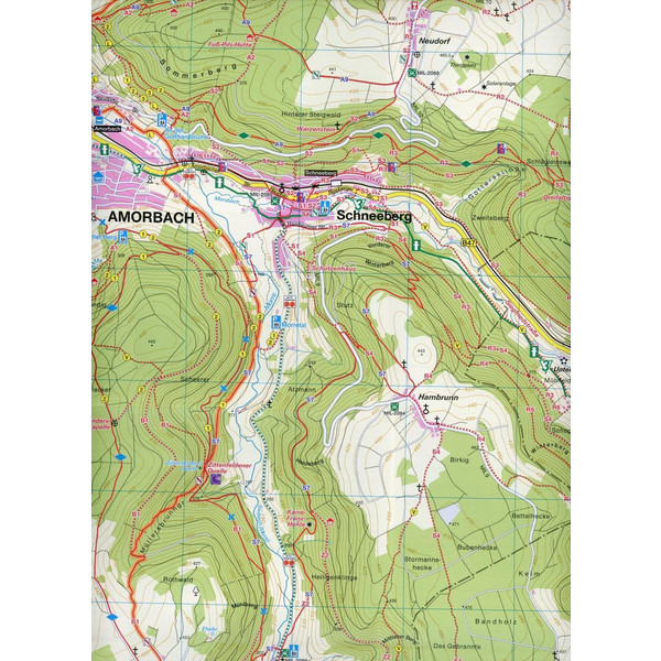Fränkischer Odenwald 1:20.000 - Wanderkarte