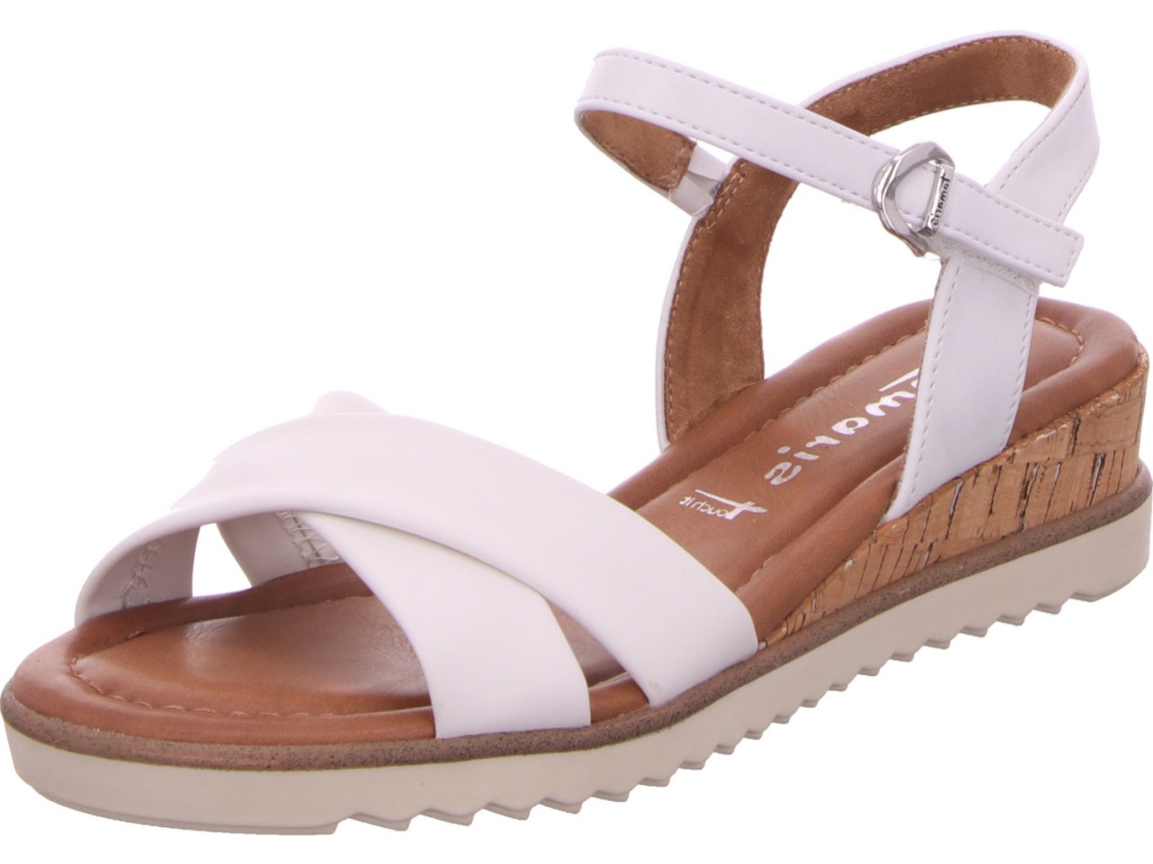 TAMARIS Klassische Sandalen weiss