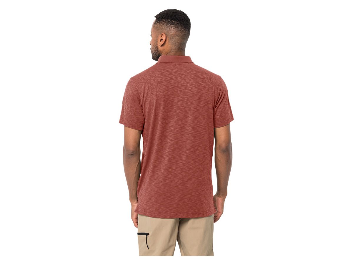 Jack Wolfskin Travel Barn Red Herren Polo