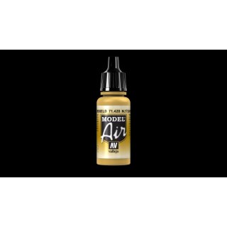 Vallejo Model Air: No. 17 Earth Yellow 17ml