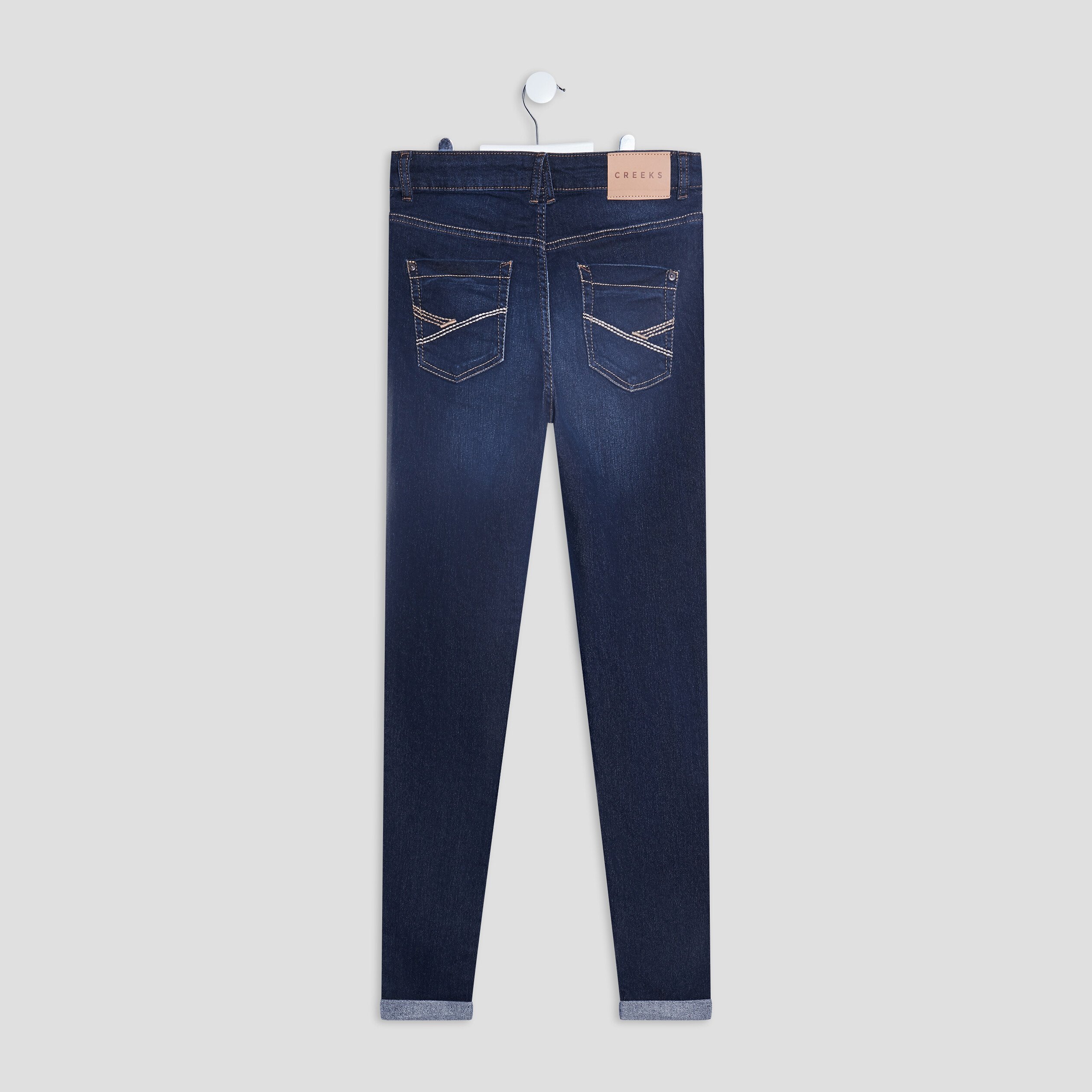 Jeans skinny taille standard Creeks denim brut homme | La Halle