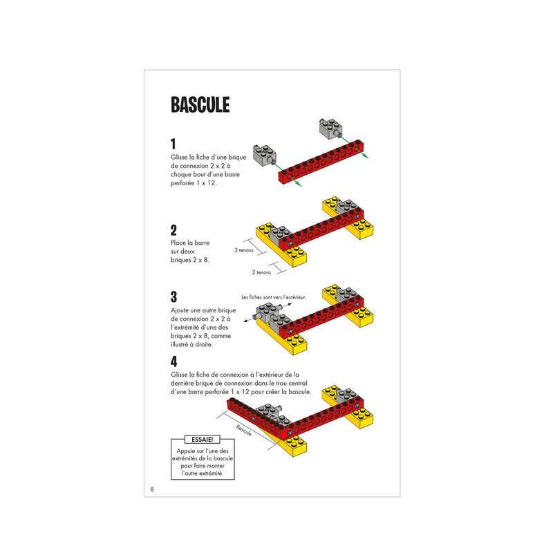 Livre Lego, réactions en chaine - Fleurus