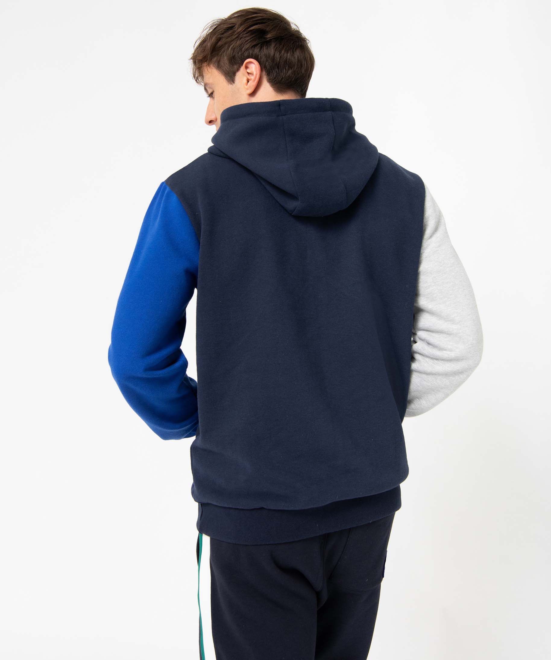 Sweat homme à capuche en molleton doux - Camps United bleu fonce | GEMO