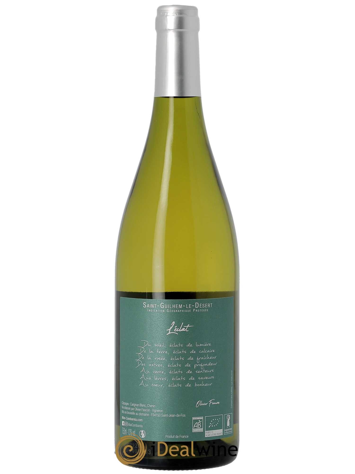 Saint-Guilhem-Le-Désert L'éclat Mas Combarela  2021 - Lot de 1 Bouteille