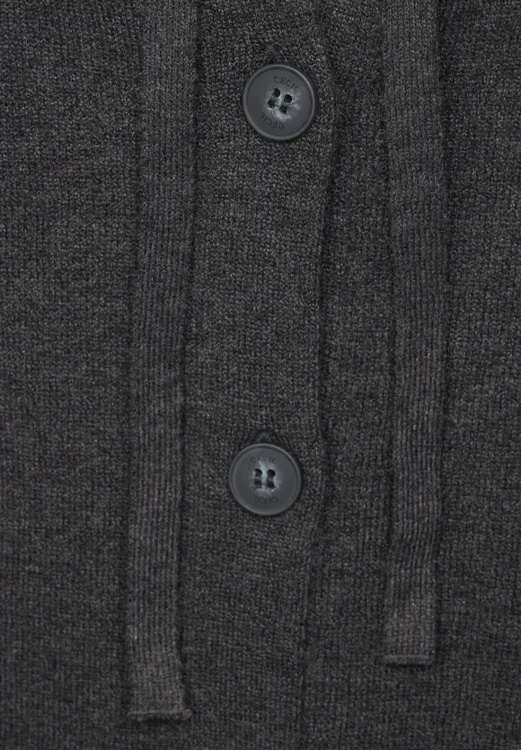 CECIL Kapuzen Strickjacke