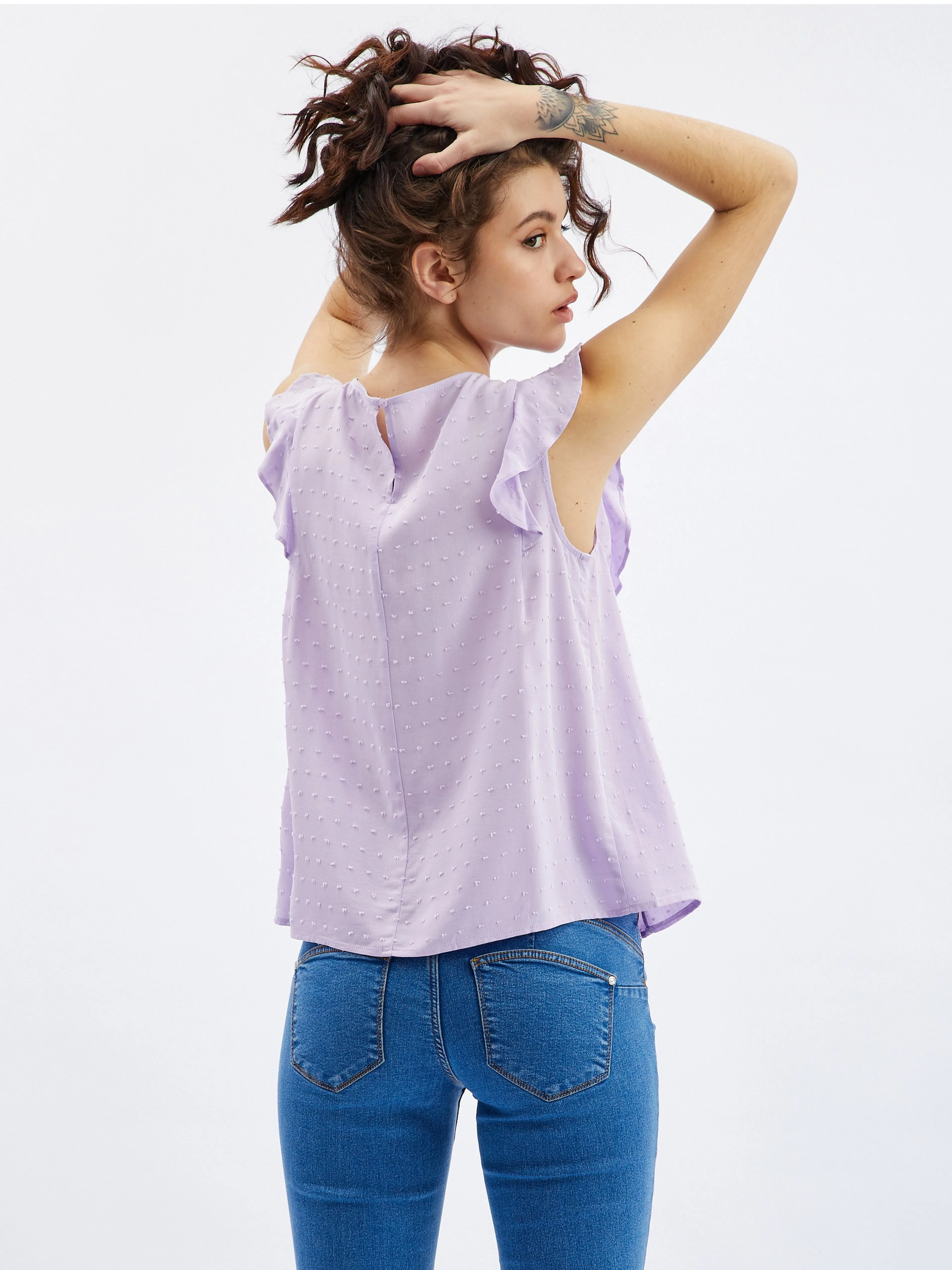 Lila Damenbluse ORSAY