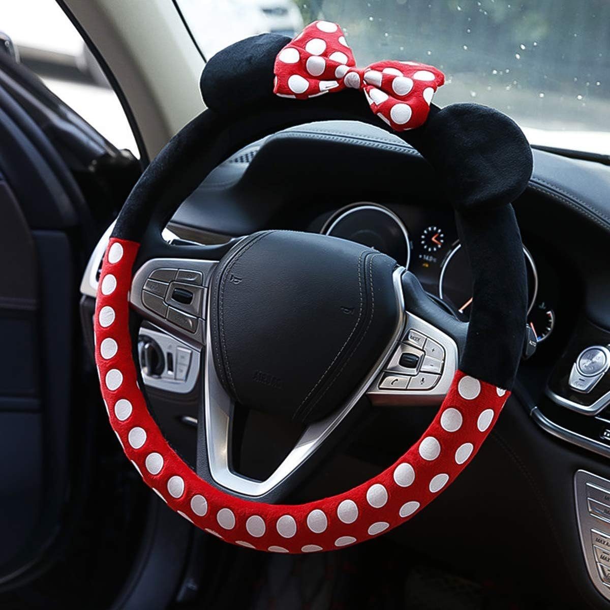 Runxizhou Lenkradbezug Universeller Auto-Lenkradbezug, süßes Maus-Styling, (1-tlg)