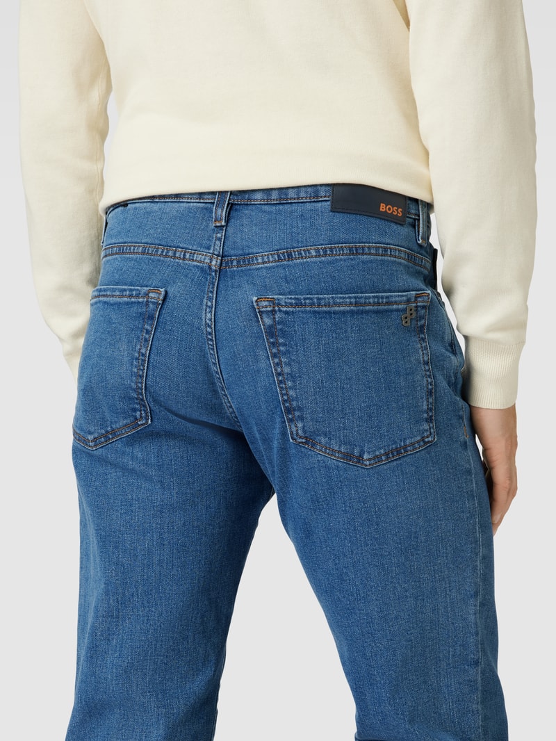 Regular Fit Jeans im 5-Pocket-Design Modell 'Re.Maine' in hellblau