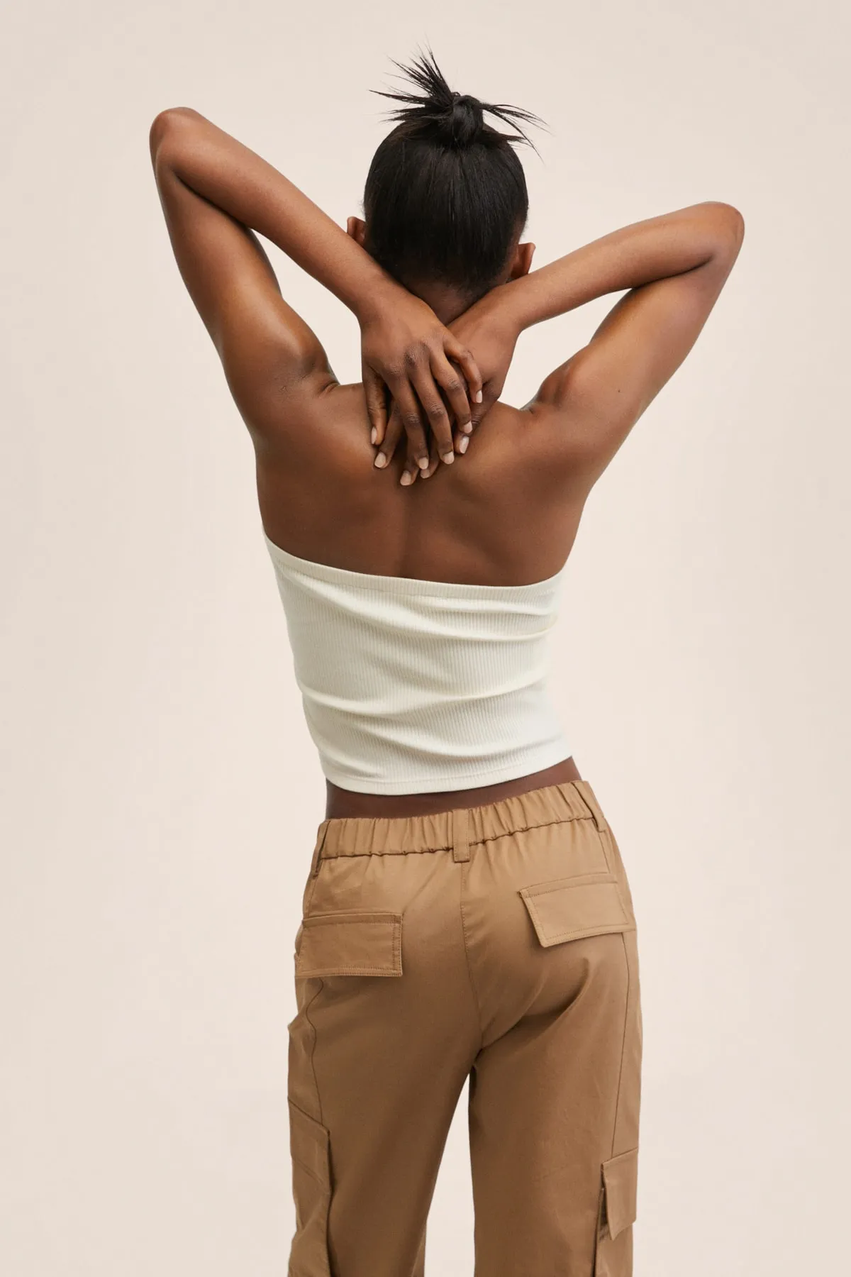 MANGO  27027134 Damen/Mädchen Ecru