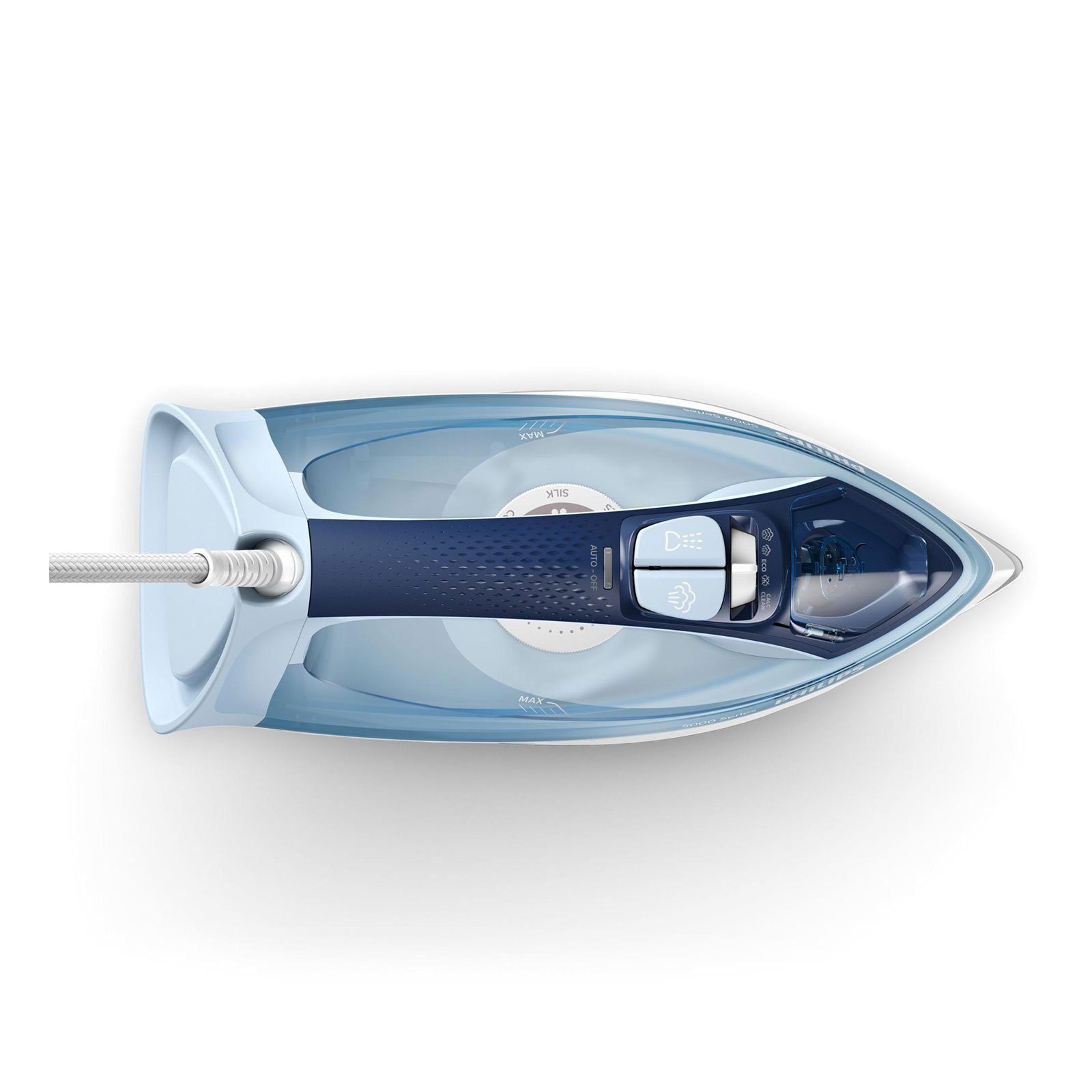 Philips Dampfbügeleisen DST5030/20, Kratzfeste Bügelsohle, Tropfstopp