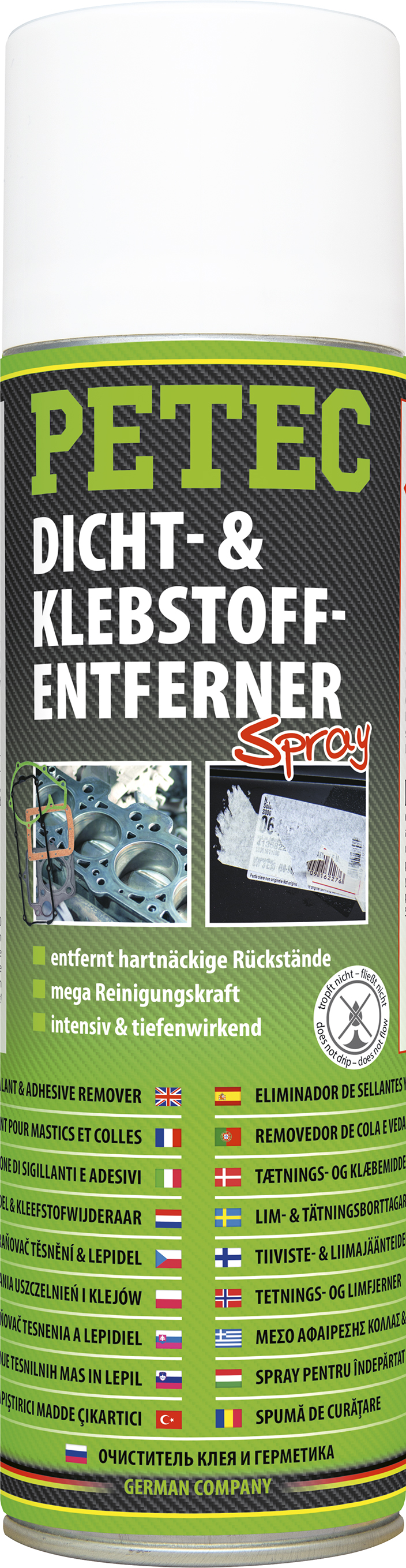 Dicht- und Klebstoffentferner Spray von Petec, 500ml - ATU