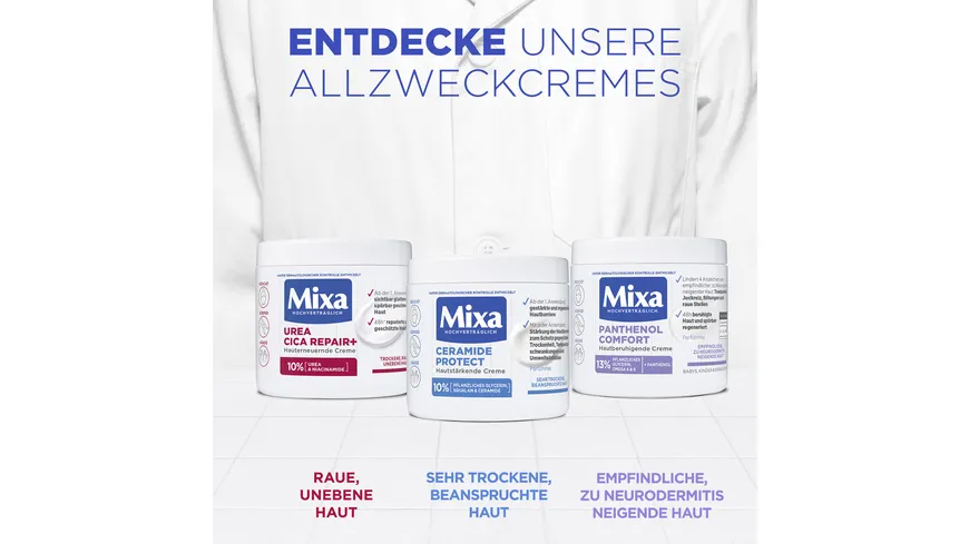 Mixa Urea Cica Repair hauterneuernde Creme 400 ml