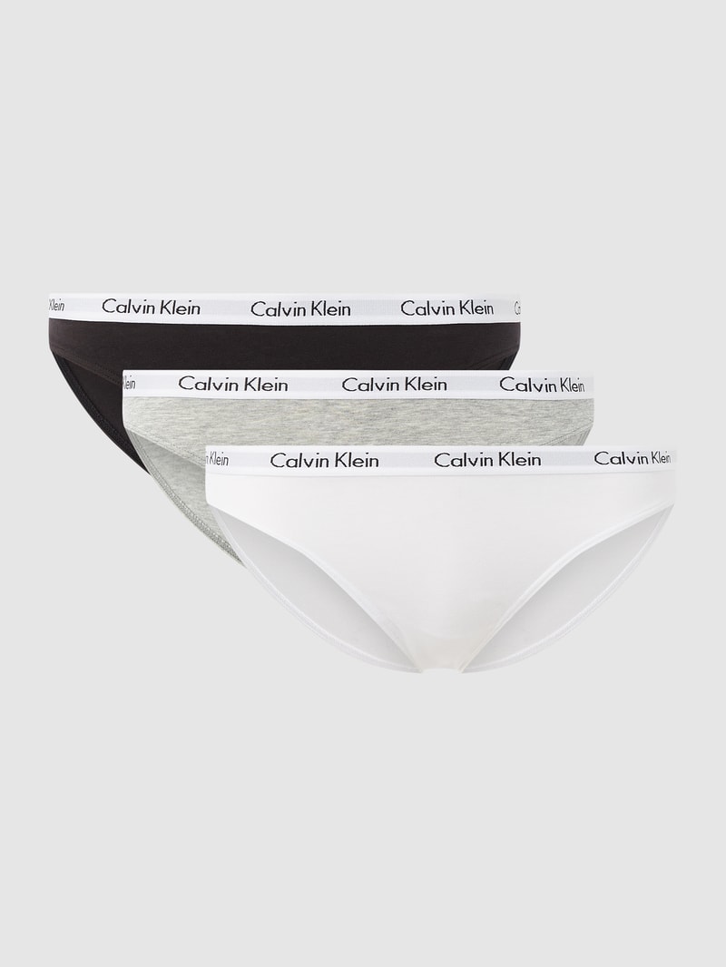 Slip im 3er-Pack in schwarz