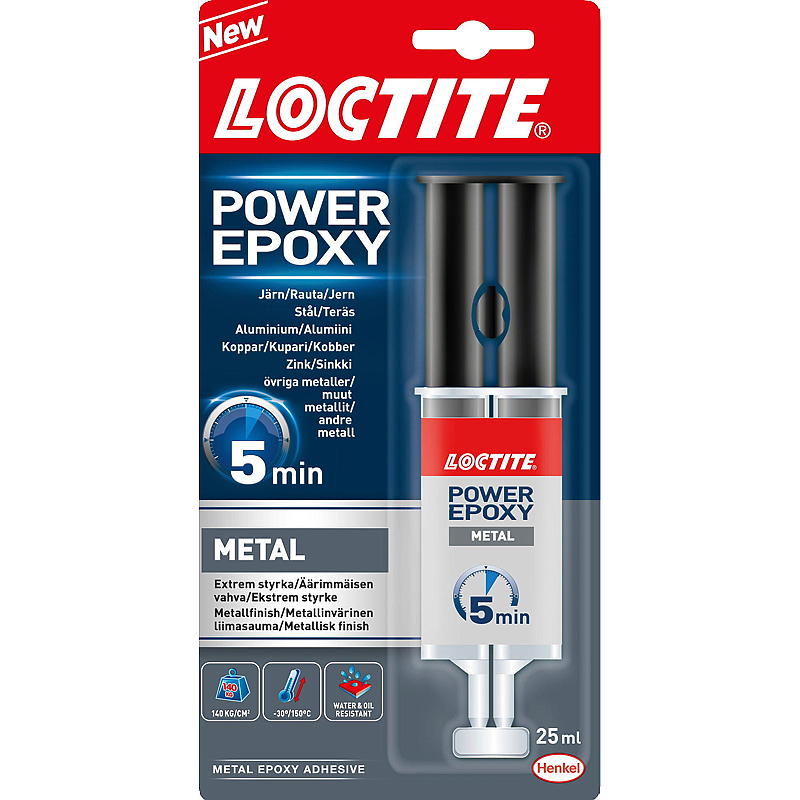 Loctite Power Epoxy 25 ml, metal, Loctite