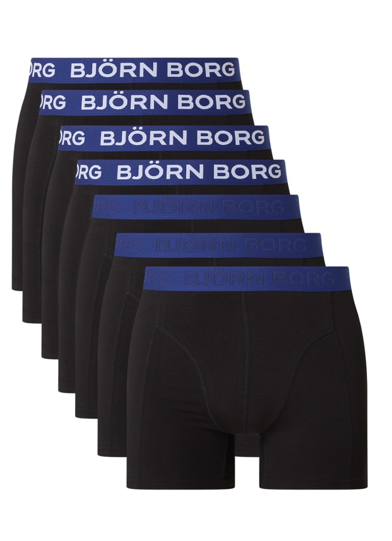 Björn Borg boxeralsó logós szalaggal, 7 darabos kiszerelésben