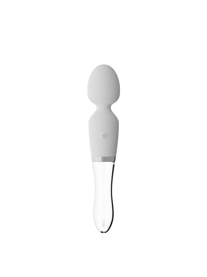Liaison Massagestab Wand LED Vibrator in weiß günstig kaufen 21,5 cm
