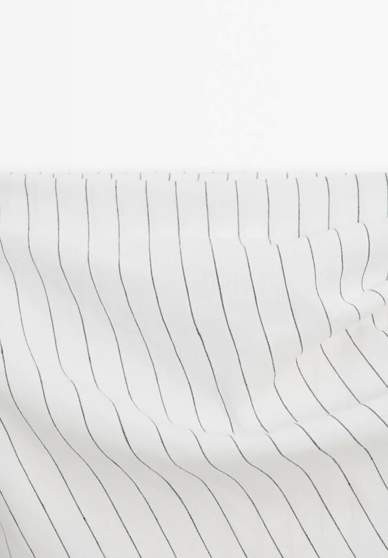 Massimo Dutti MIDI DETALLE RAYAS - Falda Cruzada